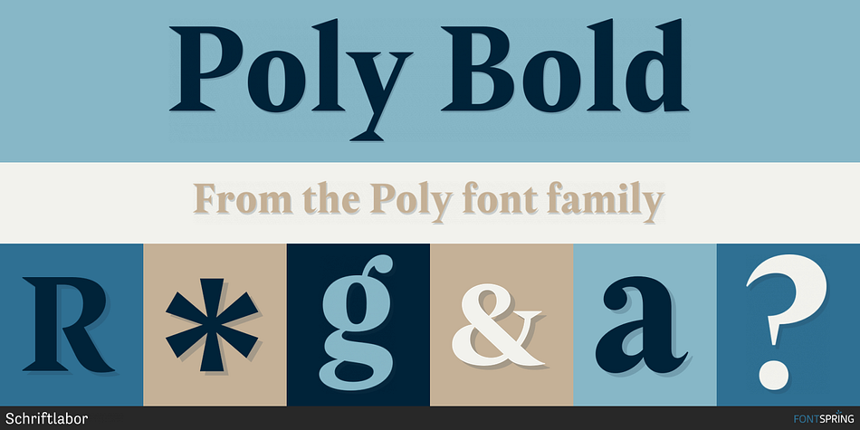 Poly Bold Font