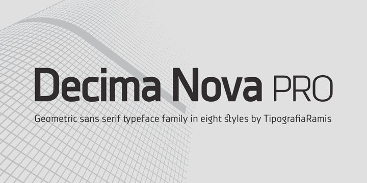 Decima Mono Pro Font, Webfont & Desktop