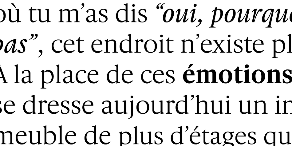 Gauthier Next FY is a six font, serif family by Black Foundry.