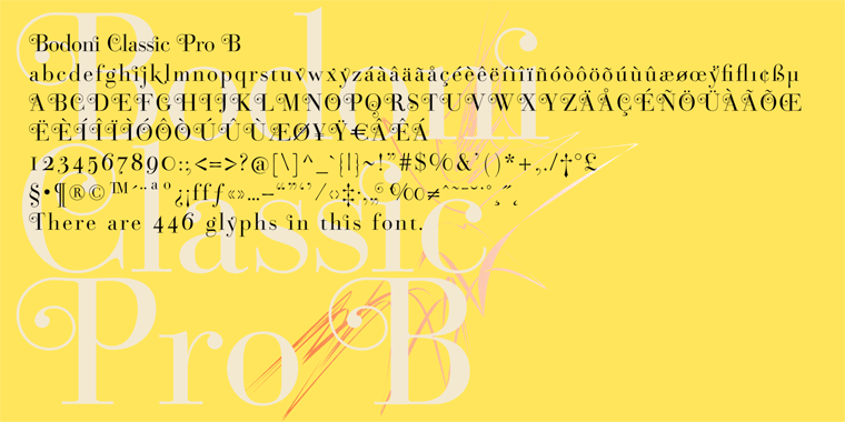 I have added a set of elegant Swashes (B) and 2 alternating uppercase swirly Initials (C) as well as two lowercase end-letters (D).