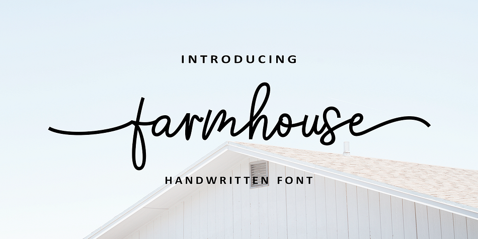 farmhouse Font