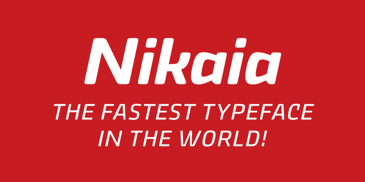 Displaying the beauty and characteristics of the Nikaia font family.