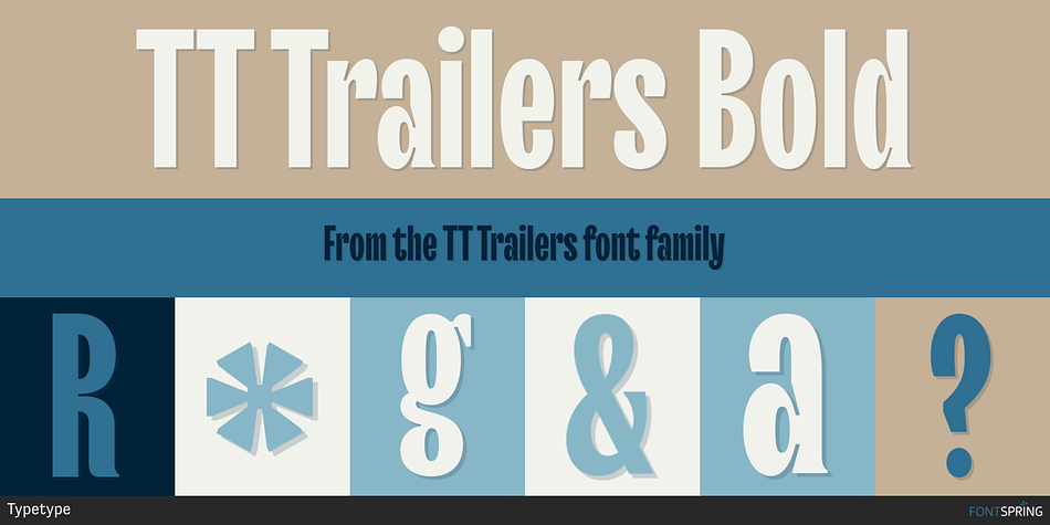 TT Trailers Bold Font