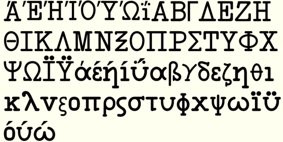 NeoBulletin font family example.