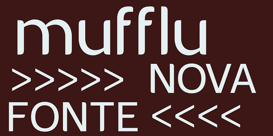 Displaying the beauty and characteristics of the Mufflu font family.