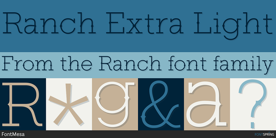 Ranch Extra Light Font