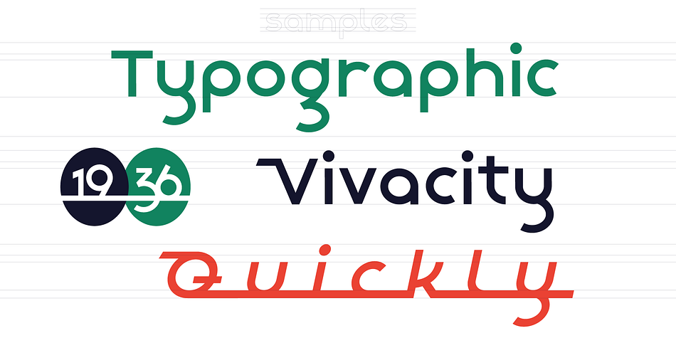 This typeface has six styles and was published by Christopher King.