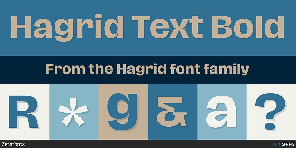 Hagrid Text Bold Font