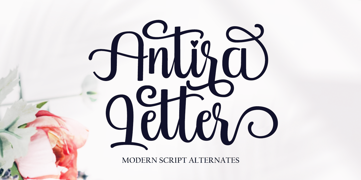 Antira Letter Font