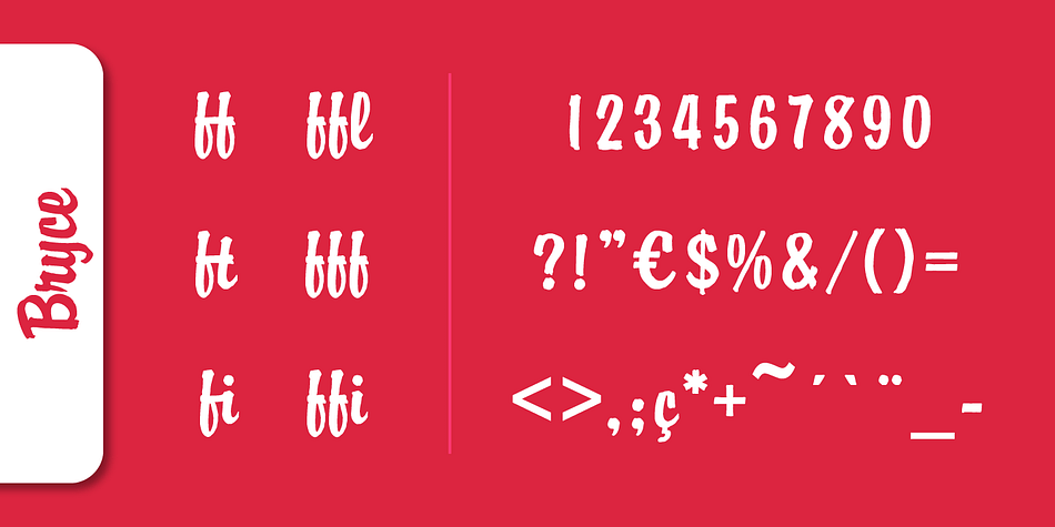SoftMaker’s Bryce Pro typeface comes with a huge character set that covers not only Western European languages, but also includes Central European, Baltic, Croatian, Slovene, Romanian, and Turkish characters.