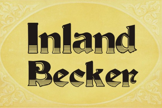 Displaying the beauty and characteristics of the InlandBecker font family.