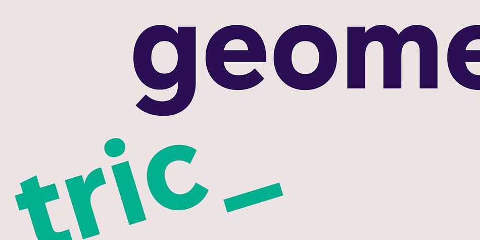 Although built essentially on a geometric foundation, the typeface has been skilfully shaped into an aesthetically pleasing and legible tool.
