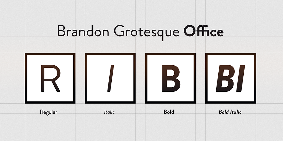 The fonts are manually hinted so their appearance is also optimized for these applications.
