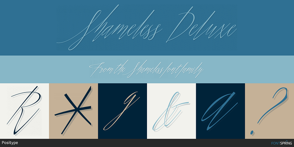 Shameless Deluxe Font