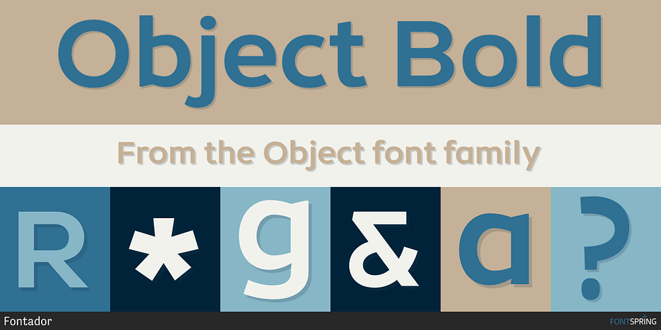 Object Bold Font