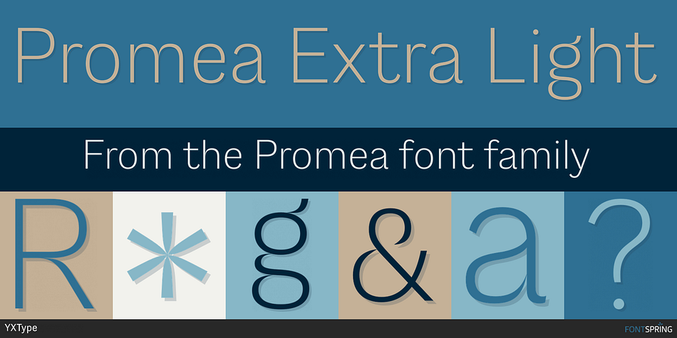 Promea Roman Set Font