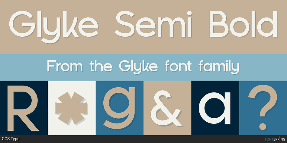 Glyke Semi Bold Font