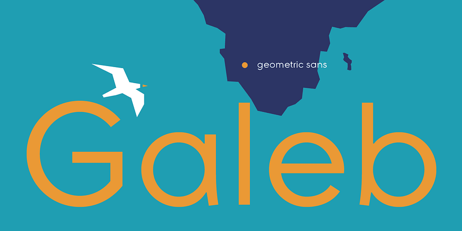 Galeb is simple geometric sans font family in 4 weights - Light, Regular, Bold and Black.