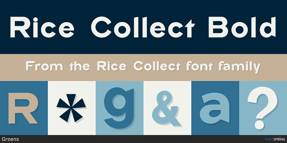 Rice Collect Bold Font