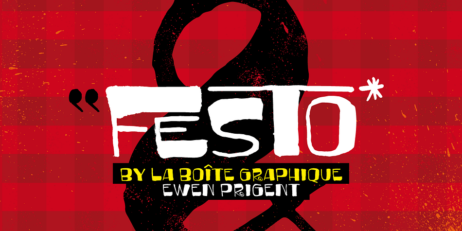 Festo is a hand made font ideal for your graphic project.