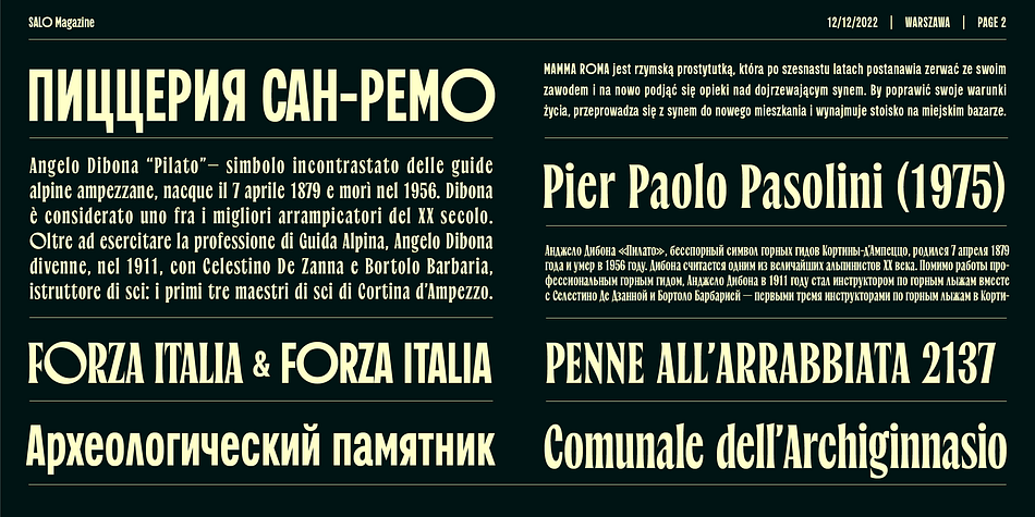 SALO Font