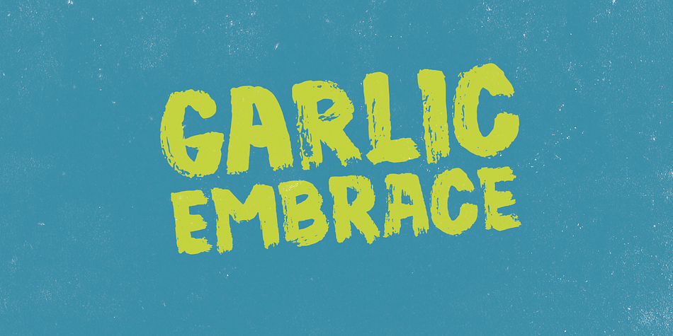 Ever wanted to be embraced by garlic?