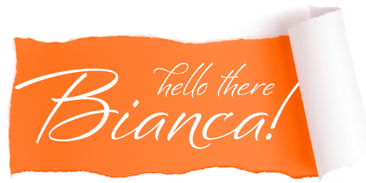 Bianca is lively and full of excitement!