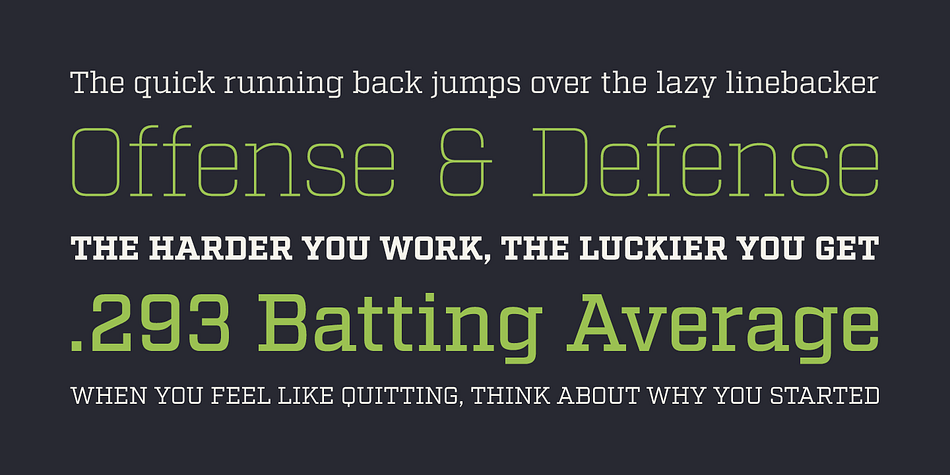 Highlighting the Factoria font family.