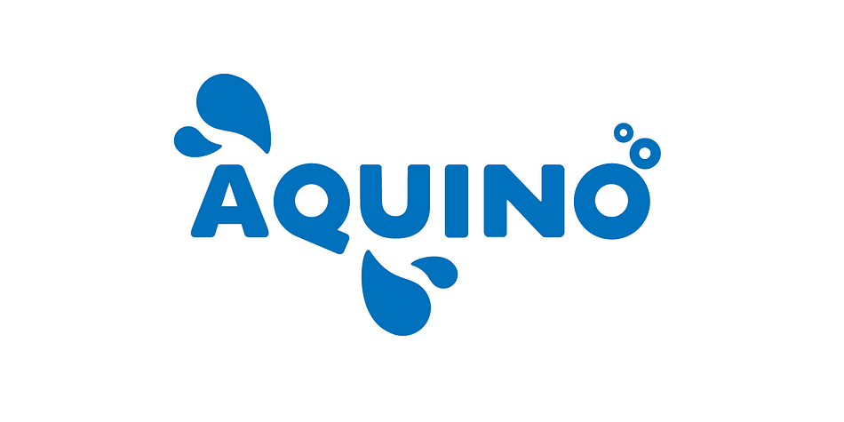 Aquino is a new, soft and bold sans serif font, which is best for logos or headlines.
