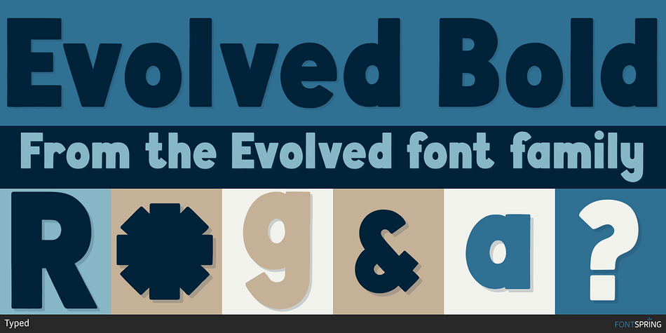 Evolved Bold Font