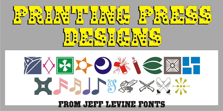 Printing Press Designs JNL accumulates various vintage embellishments, ornaments border elements and miscellaneous designs into one handy collection.