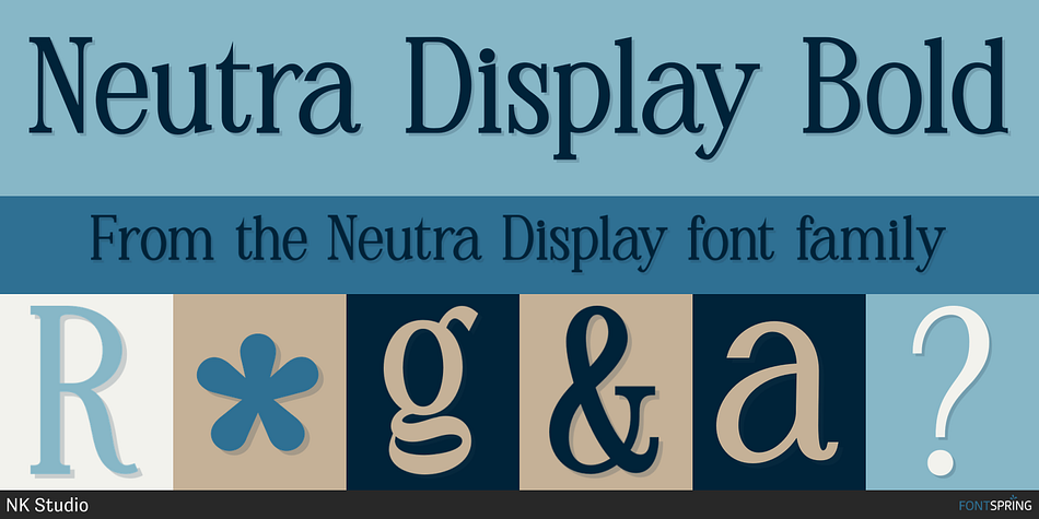 Neutra Display Bold Font