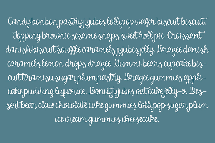 Highlighting the Anjelika font family.