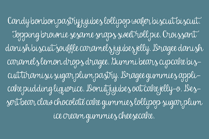 Highlighting the Anjelika font family.