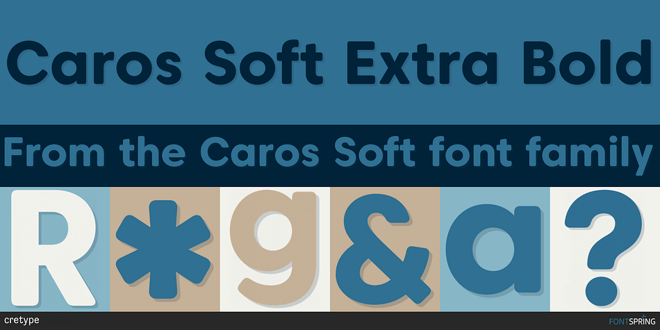 Caros Soft Extra Bold Font