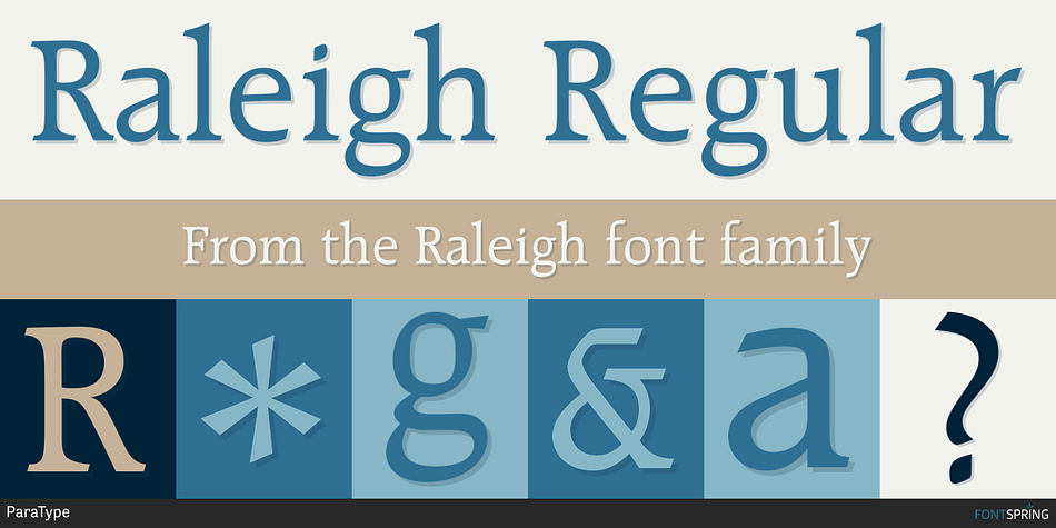 Raleigh Regular Font