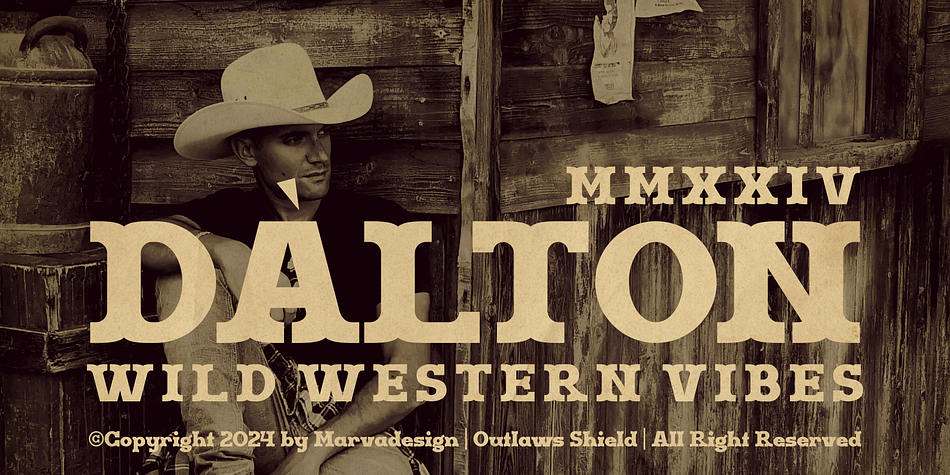 Outlaws Shield Font