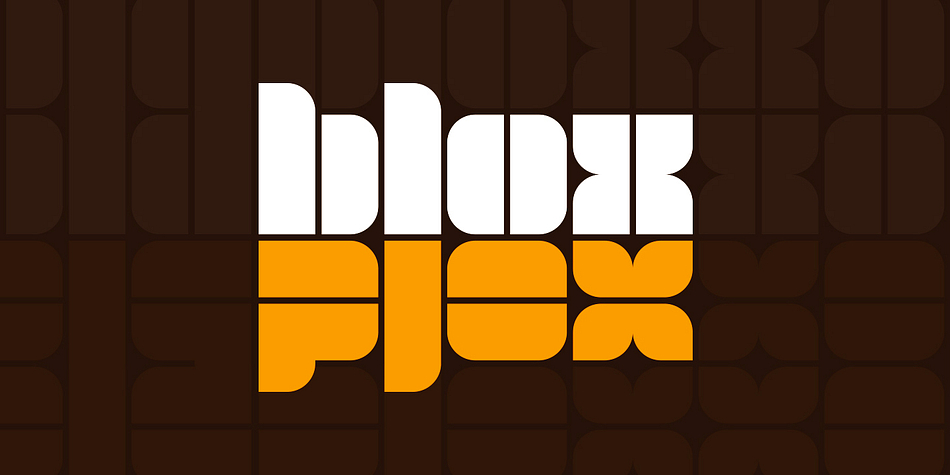 Blox is a bold, retro, experimental display typeface designed by Superfried.