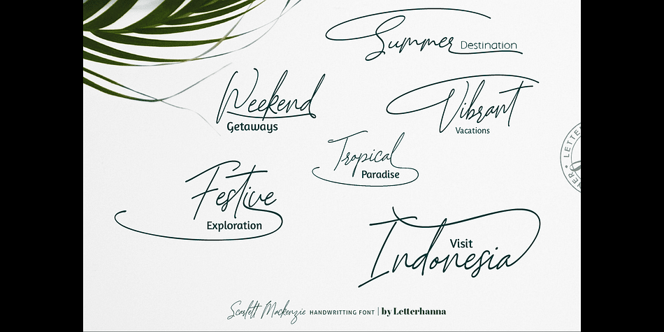 Scarlet Mackenzie Font