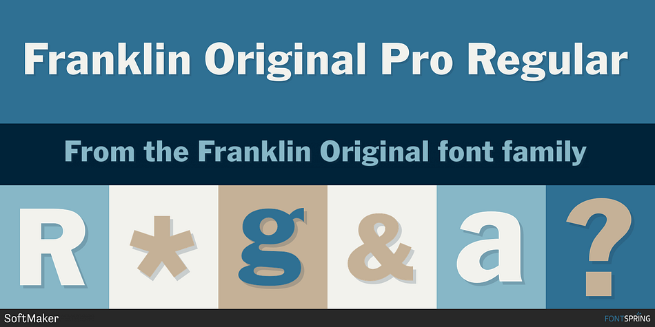 Franklin Original Pro Regular Font