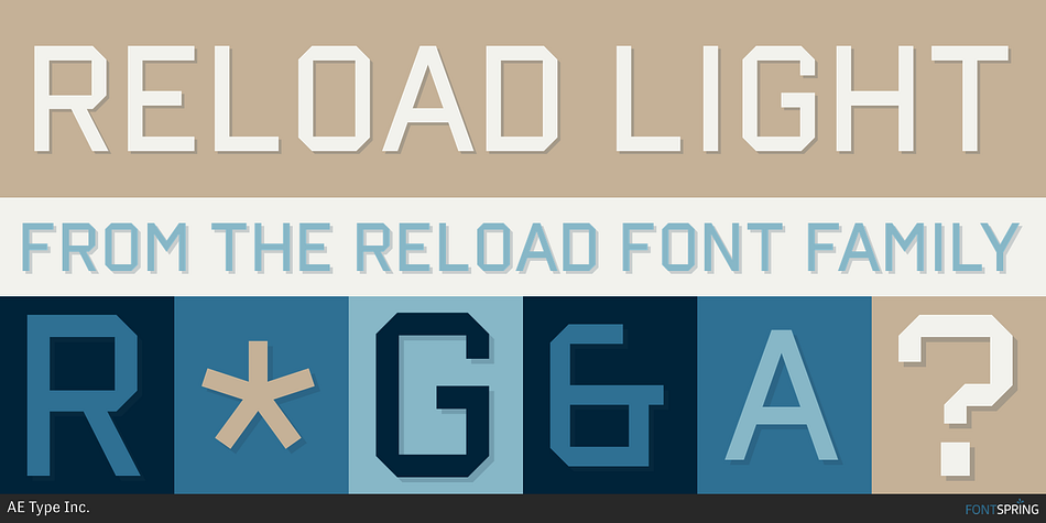 Reload Light Font