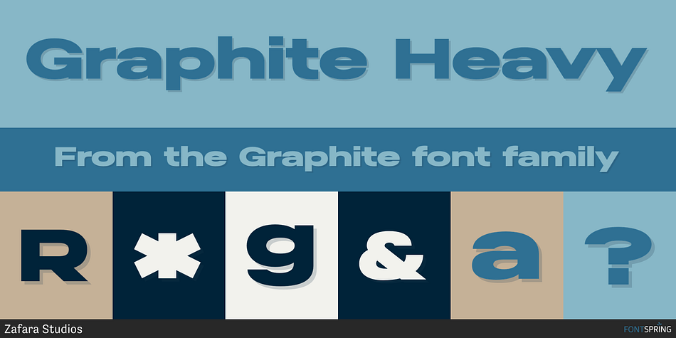 Graphite Heavy Font