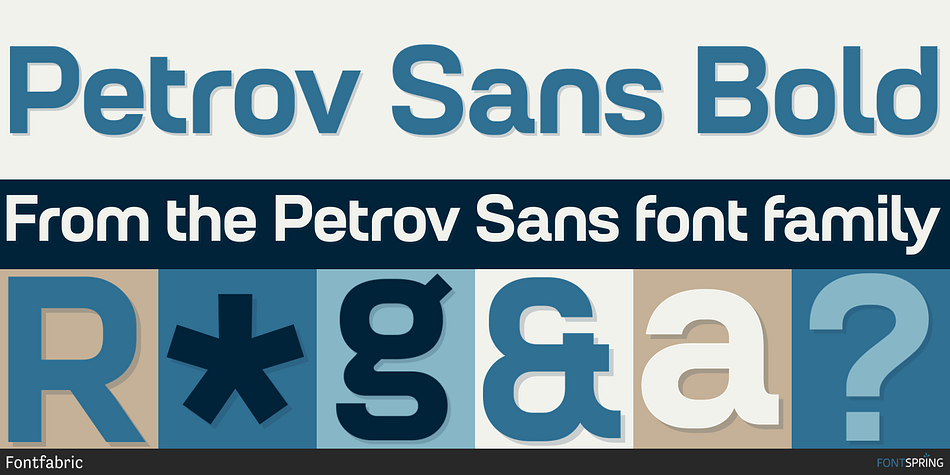 Petrov Sans Bold Font