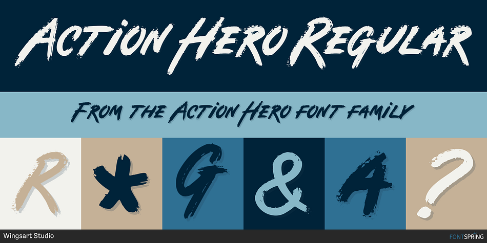 Action Hero Regular Font