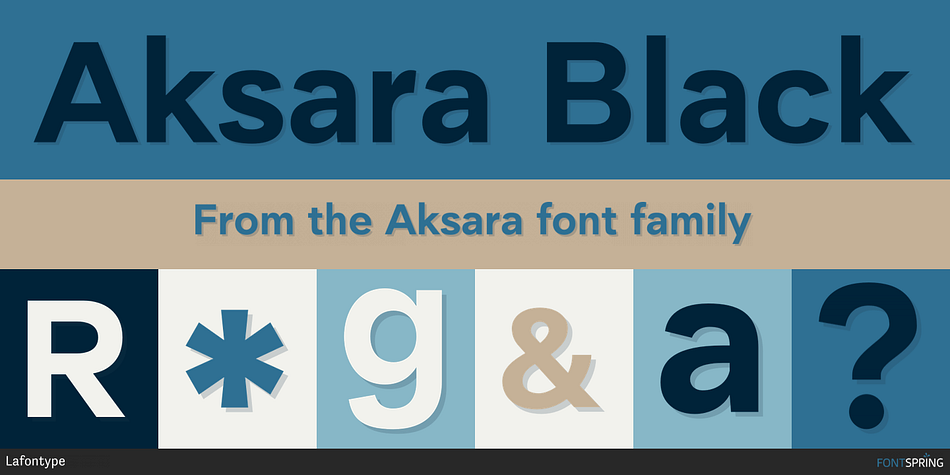 Aksara Black Font