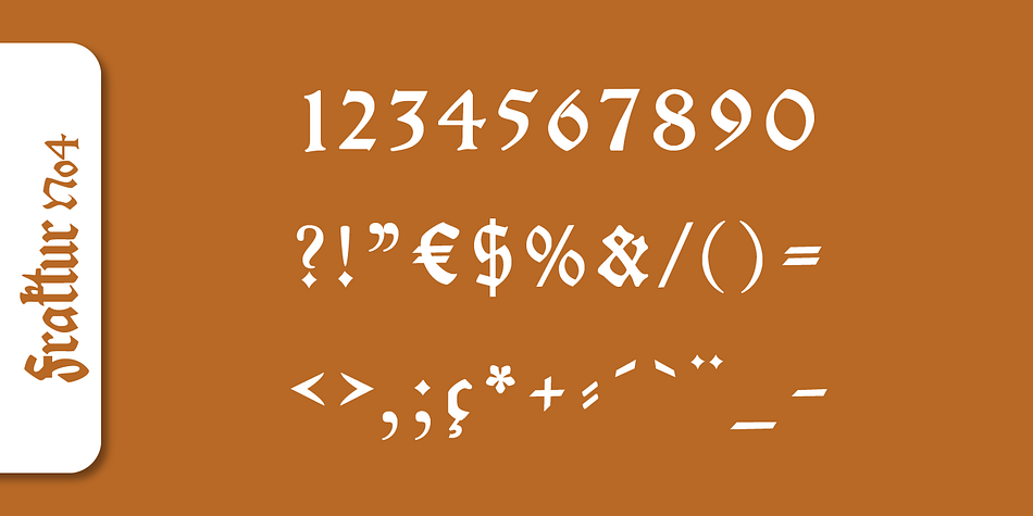 Today, blackletter fonts are mainly used decoratively.