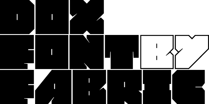 Displaying the beauty and characteristics of the Dox font family.