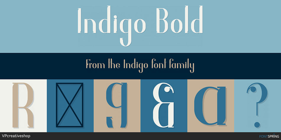 Indigo Bold Font