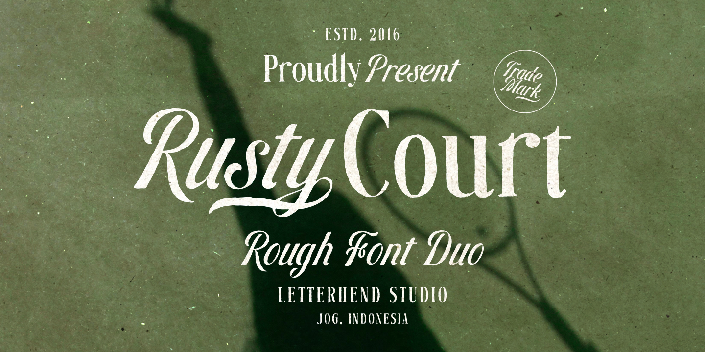 Rusty Court Script Font