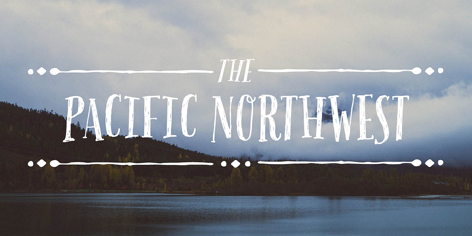 Pacific Northwest is a fun, handwritten font by Cultivated Mind.